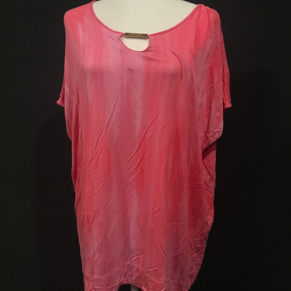 Long Pink, Short Sleeve Tee